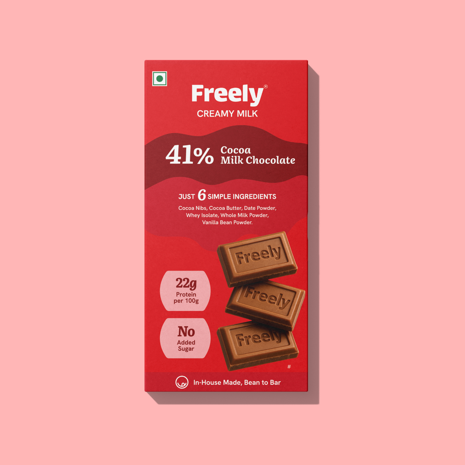 Creamy Milk 41% Cocoa Chocolate Bar