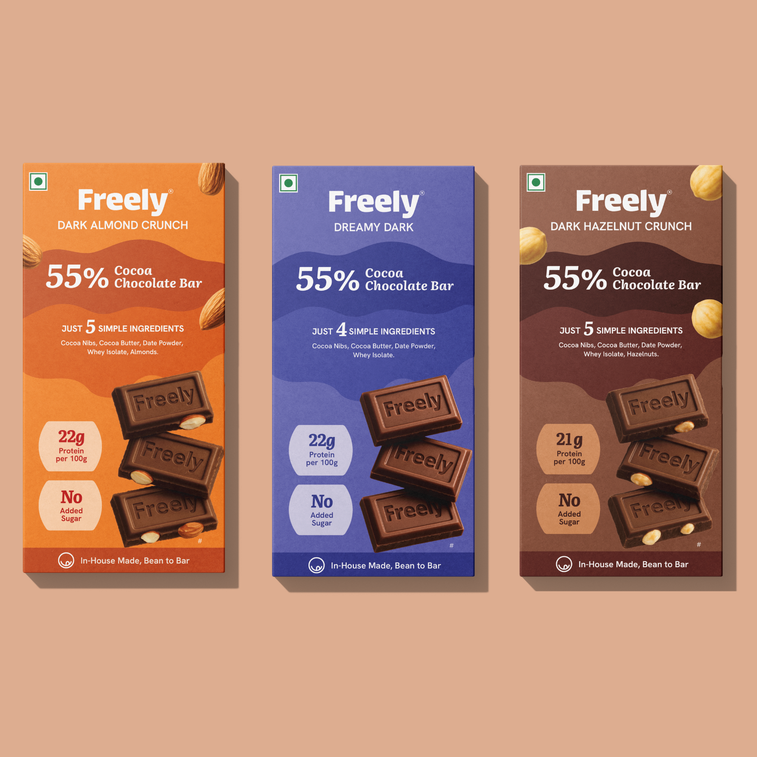Assorted Dark 55% Chocolate Pack