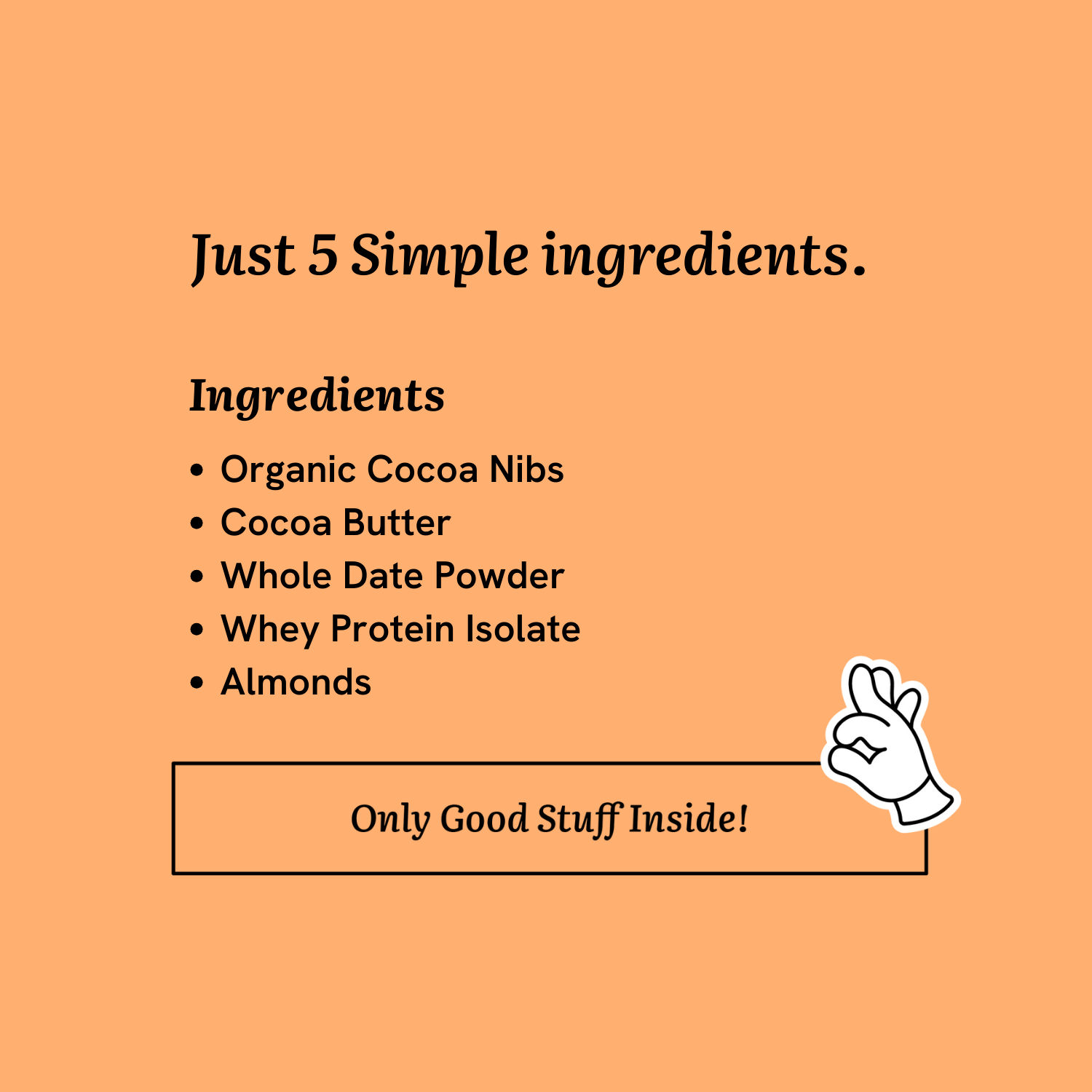 Dark Almond Crunch Chocolate Bar