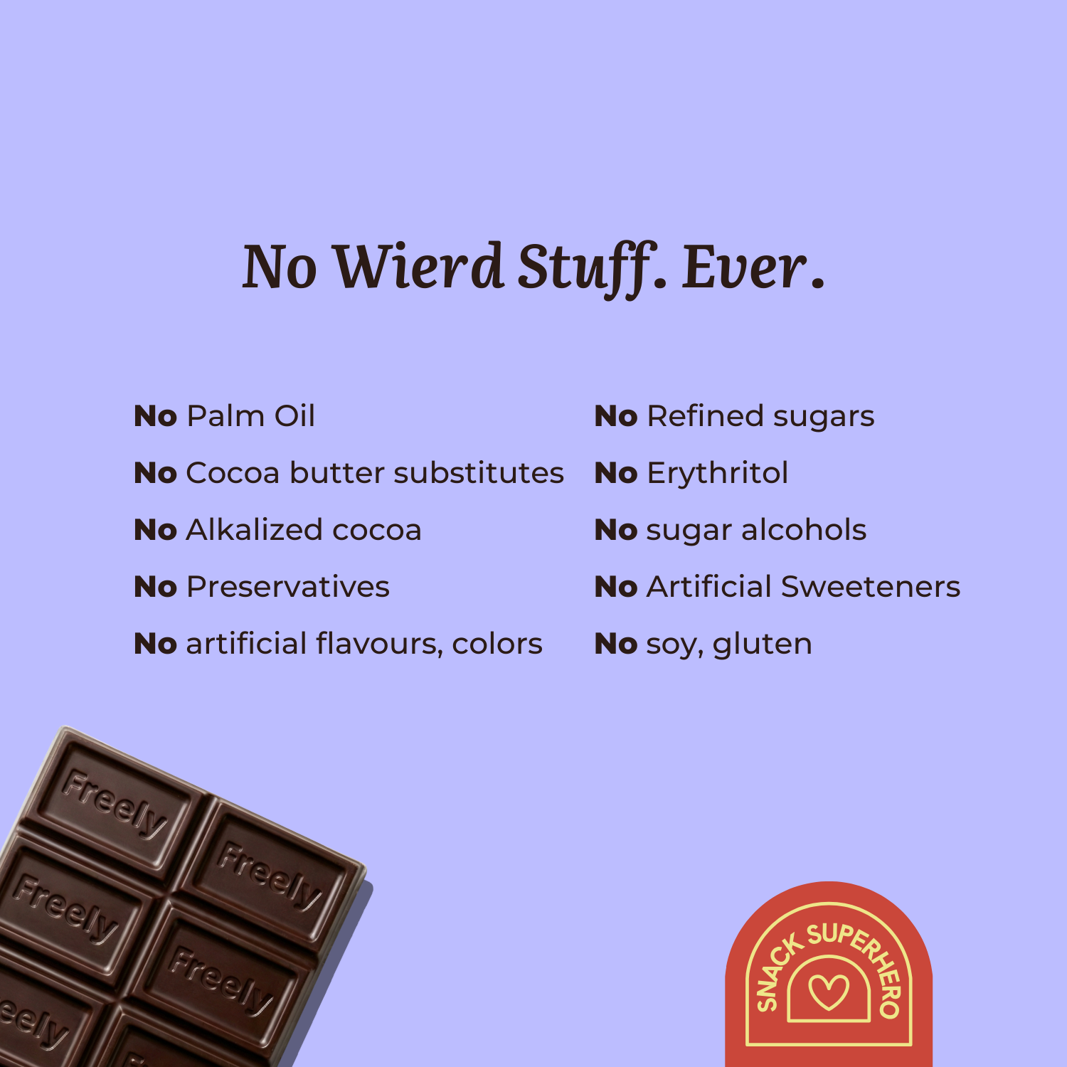 Dreamy Dark 55% Cocoa Chocolate Bar