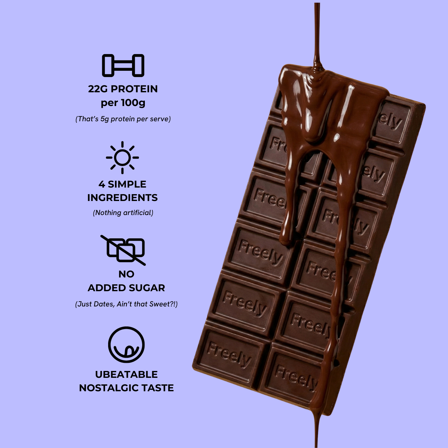 Dreamy Dark 55% Cocoa Chocolate Bar