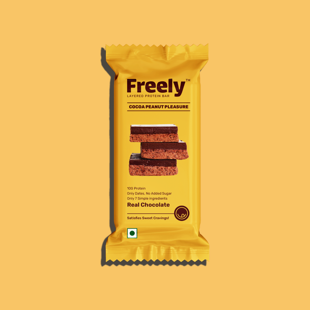 Cocoa Peanut Pleasure Layered Protein Bar